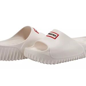 Hunter Slide Sandals with Logo